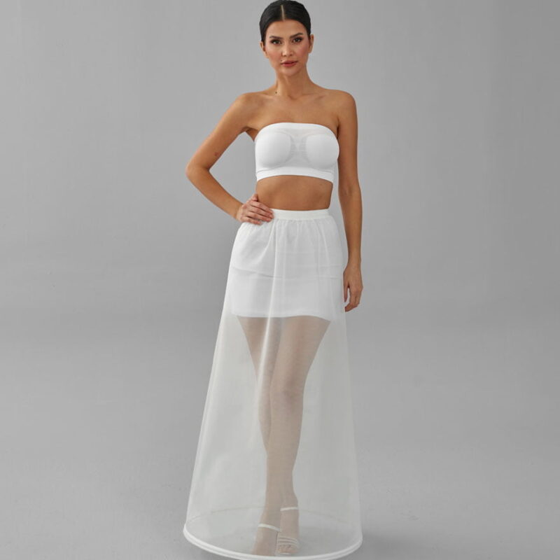 Wedding Dress Underskirt, White Petticoat