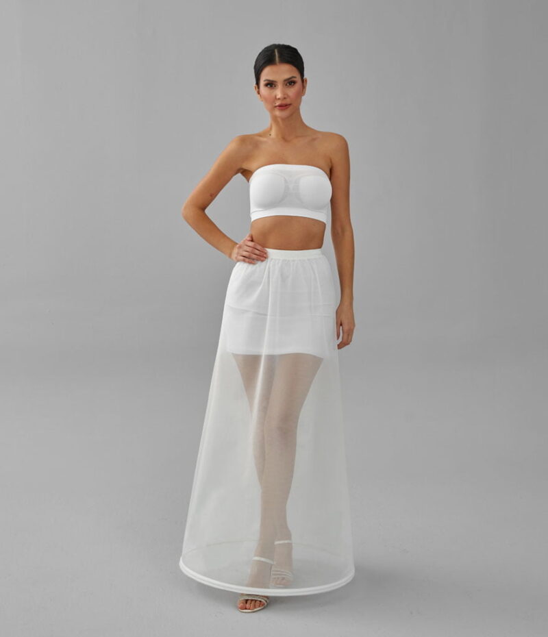 Wedding Dress Underskirt, White Petticoat