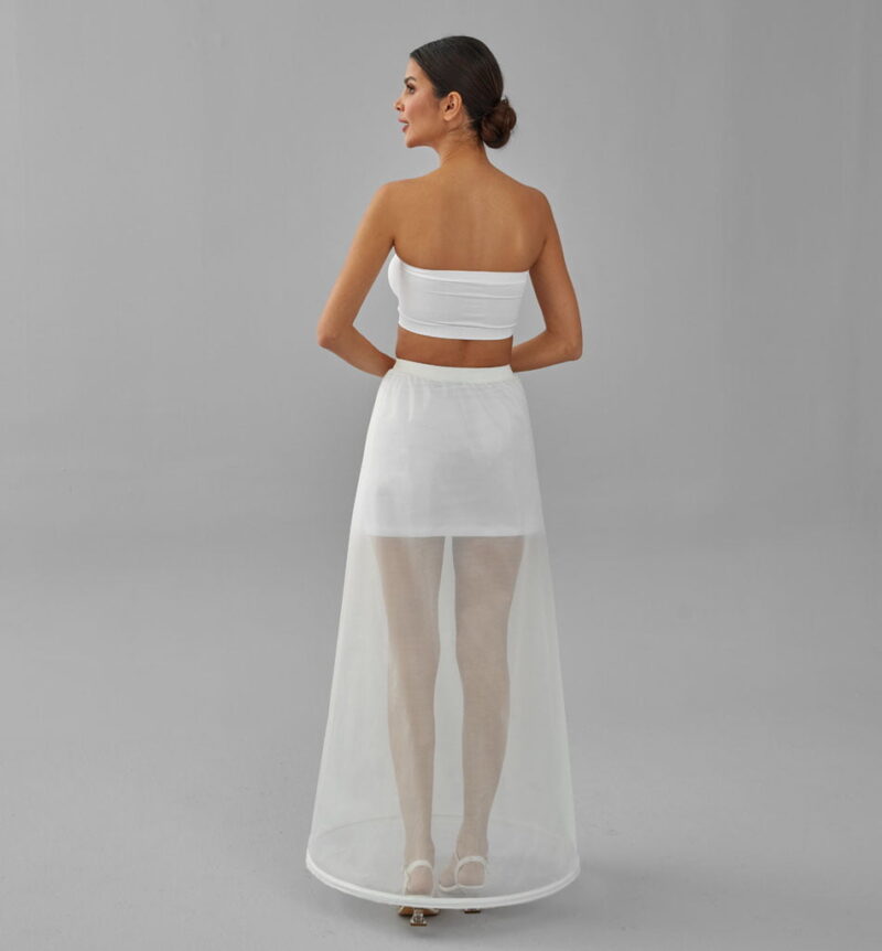 Wedding Dress Underskirt, White Petticoat