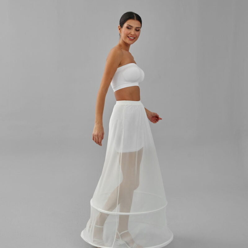 Wedding Dress Underskirt, White Petticoat