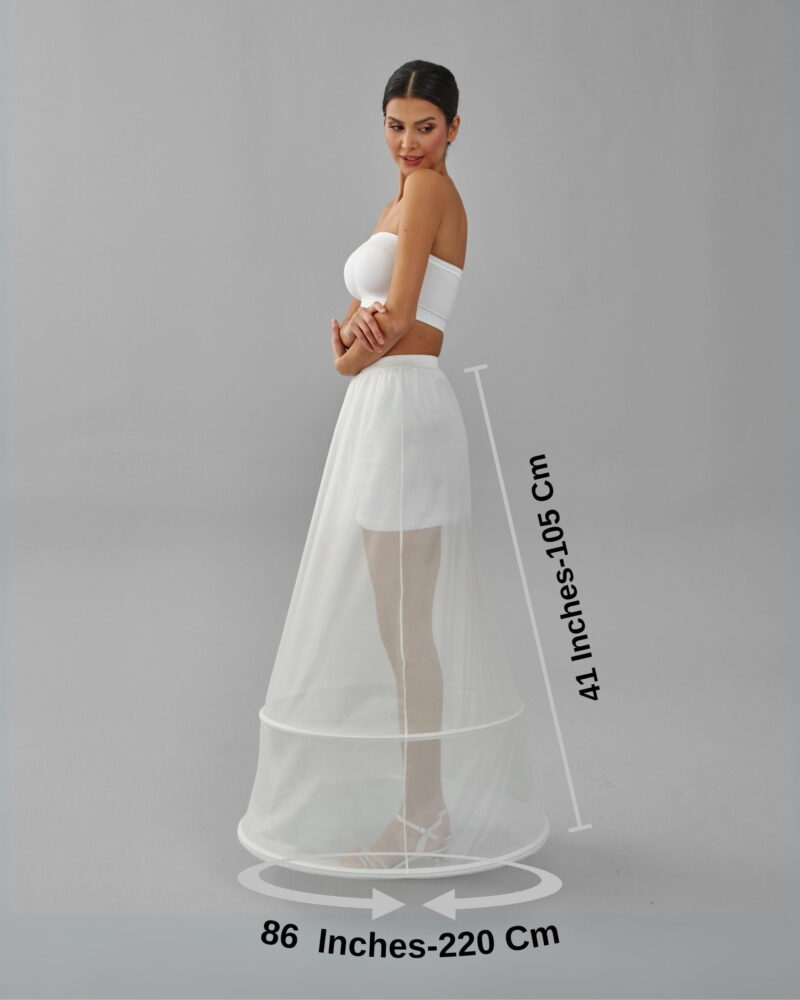 Wedding Dress Underskirt, White Petticoat