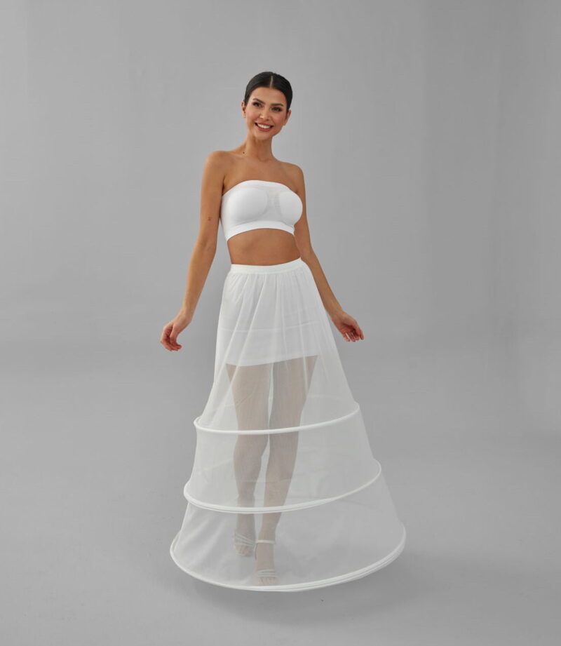 Wedding Dress Underskirt, White Petticoat