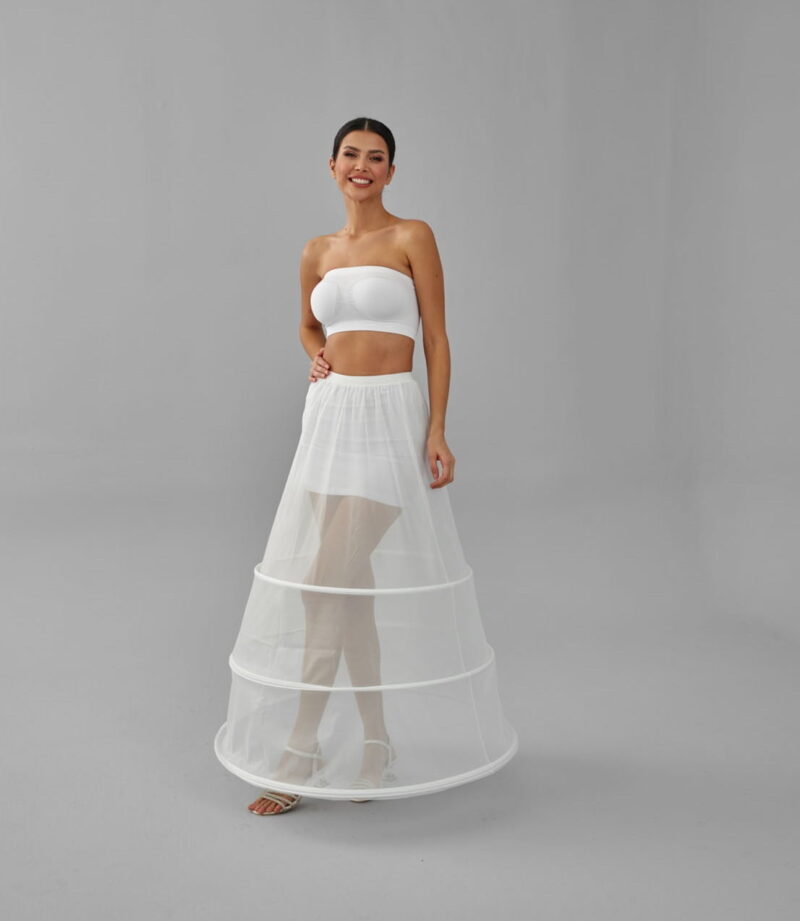 Wedding Dress Underskirt, White Petticoat