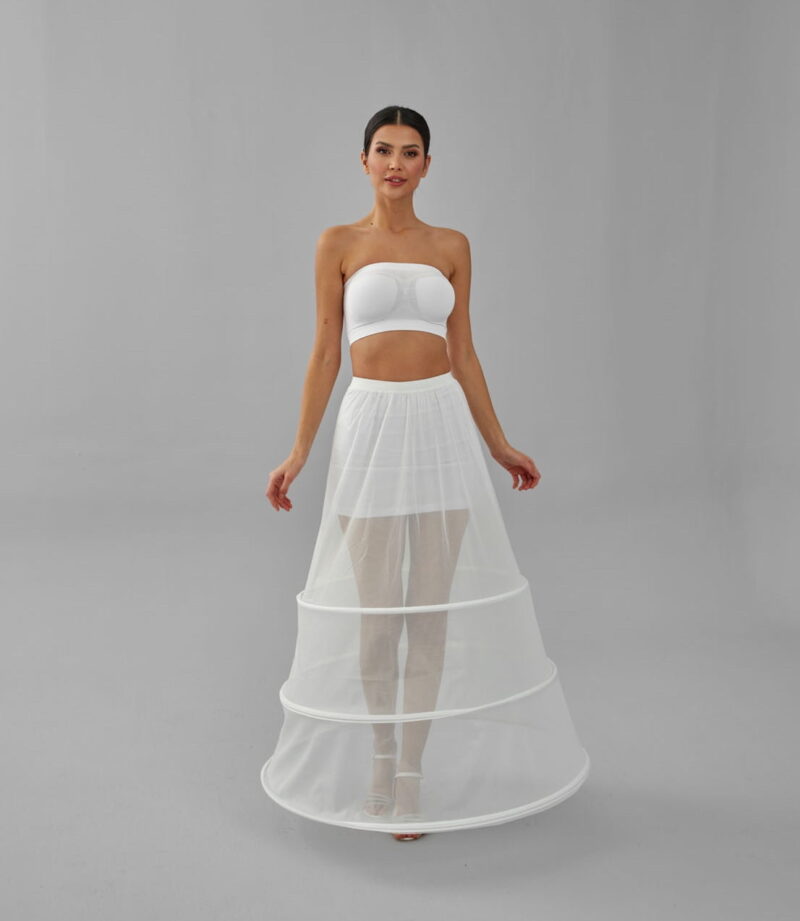 Wedding Dress Underskirt, White Petticoat