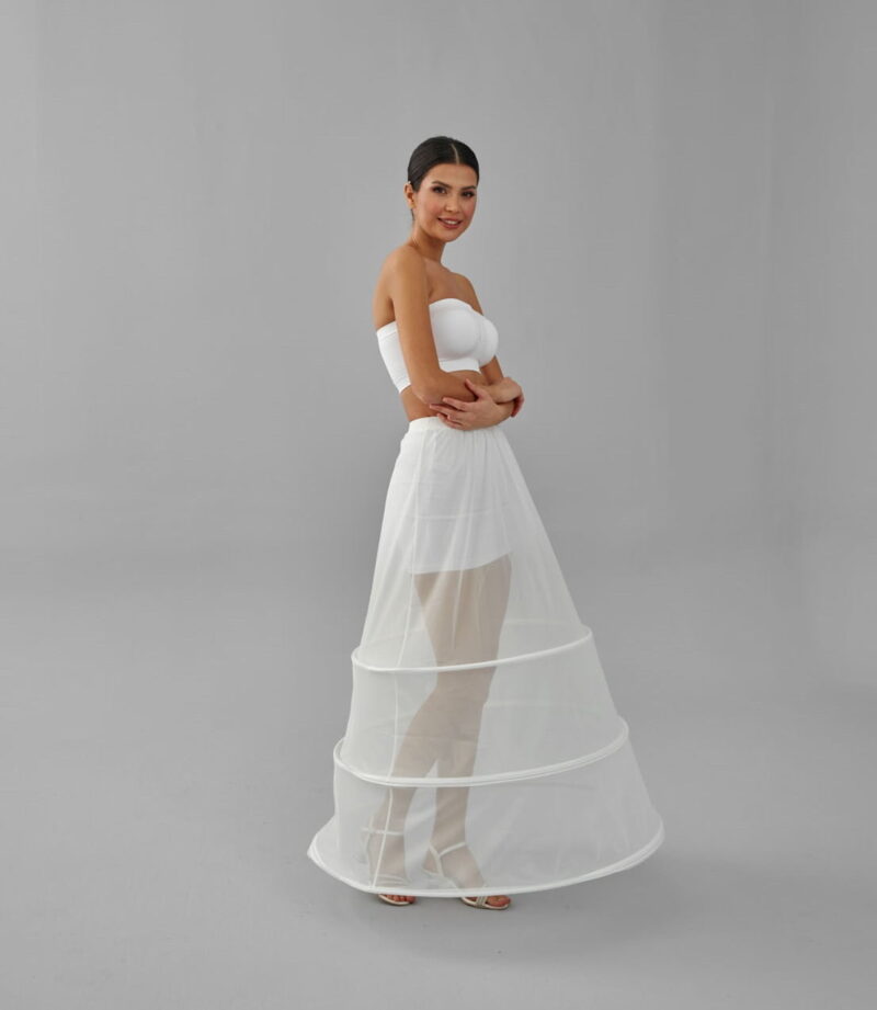 Wedding Dress Underskirt, White Petticoat