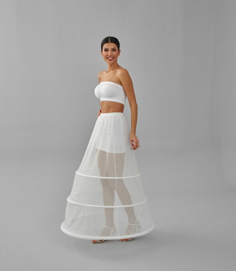 Wedding Dress Underskirt, White Petticoat