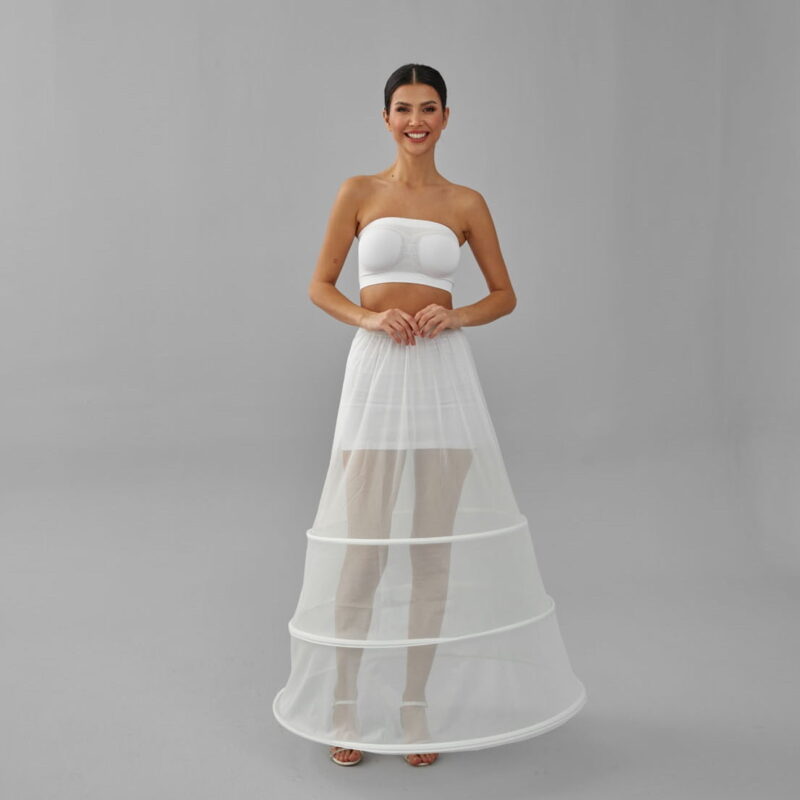 Wedding Dress Underskirt, White Petticoat