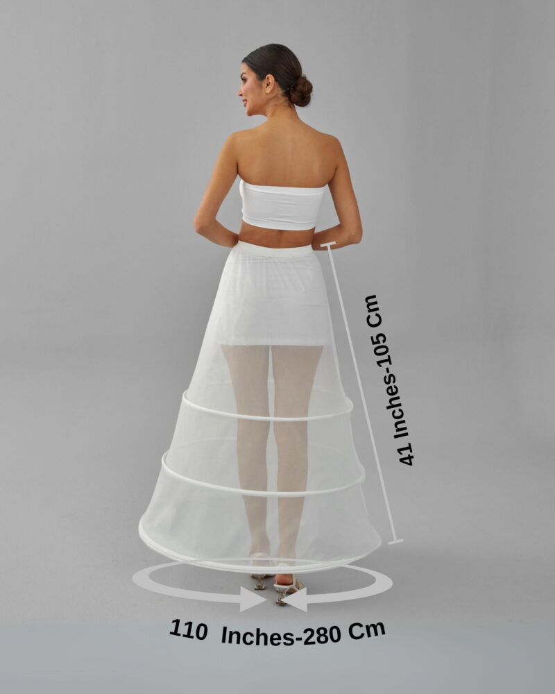 Wedding Dress Underskirt, White Petticoat