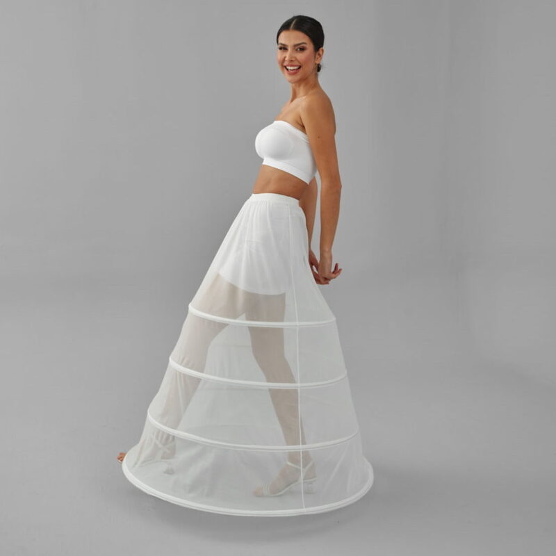 Charming White Petticoat for Wedding Gown - Tulle Underskirt - Enhance Your Dress Silhouette - Thoughtful Wedding Gift