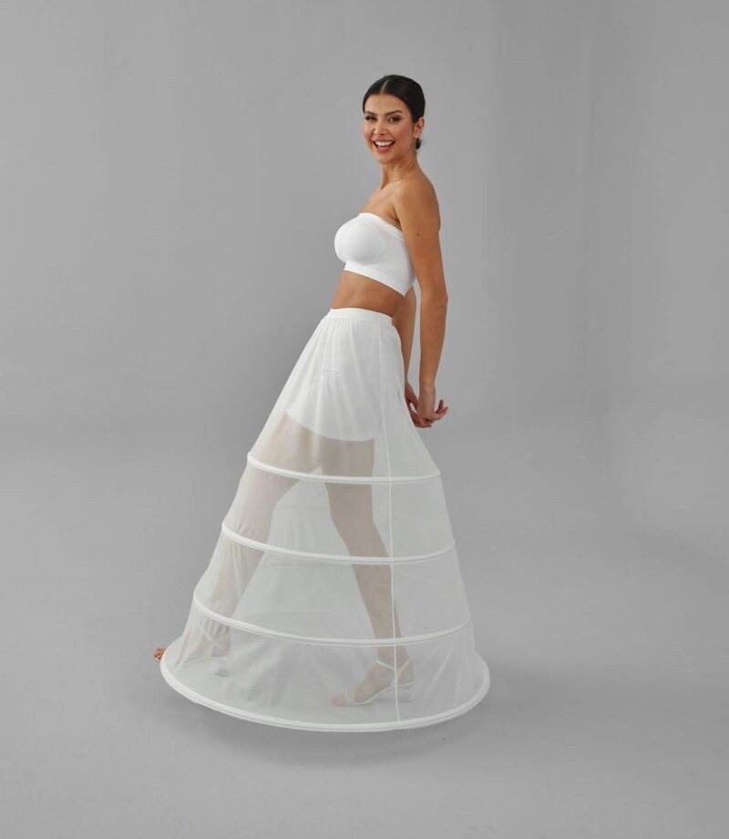 Charming White Petticoat for Wedding Gown - Tulle Underskirt - Enhance Your Dress Silhouette - Thoughtful Wedding Gift