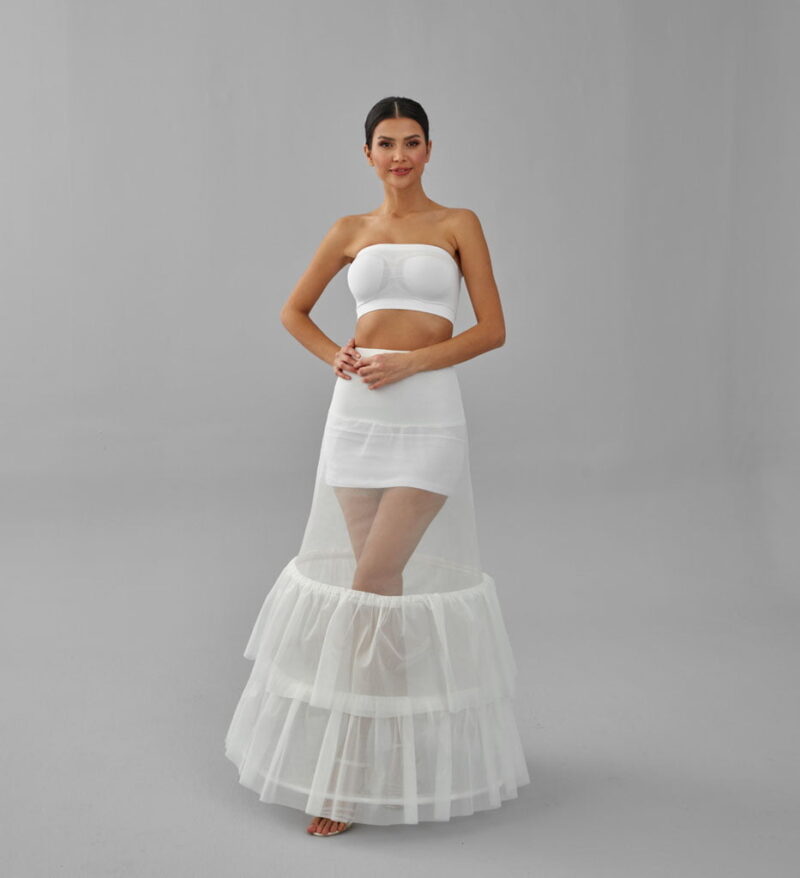 Wedding Dress Underskirt, White Petticoat