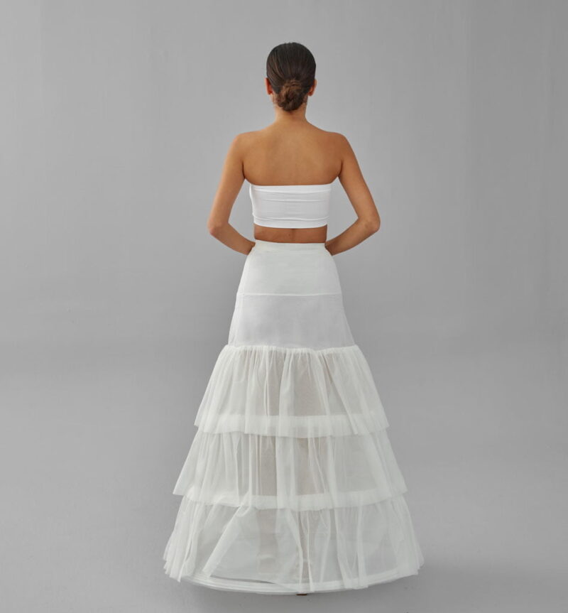 Wedding Dress Underskirt, White Petticoat