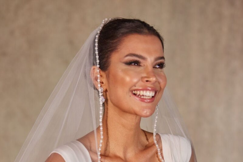 Bead and Pearl Edge Wedding Veil, Bead and Pearl Edge Bridal Veil, Cathedral Veil