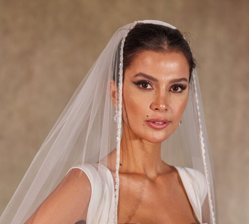 From Drab to Fab: Hand-Beaded Crystal Cathedral Veil Elegant and Chic Beaded Edge Bridal Veil, Cathedral Veil