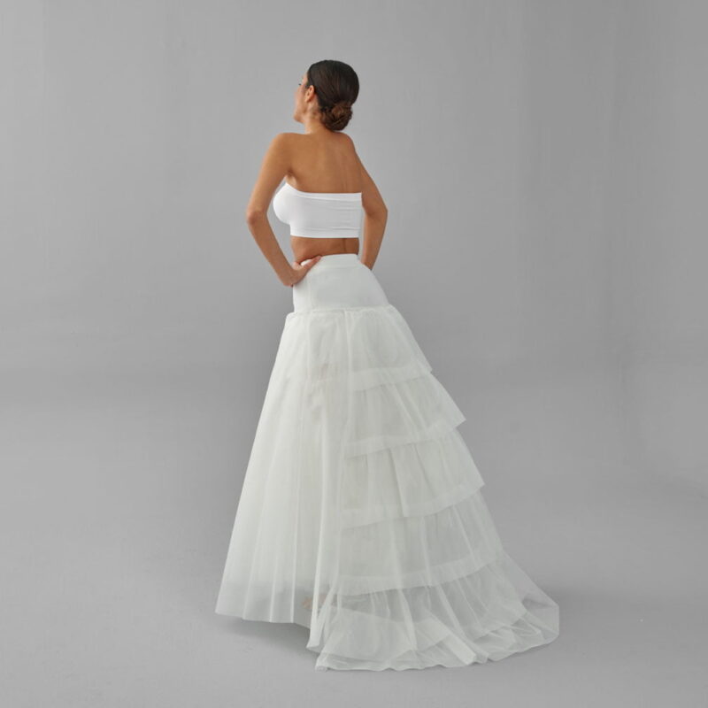 Wedding Dress Underskirt, White Petticoat