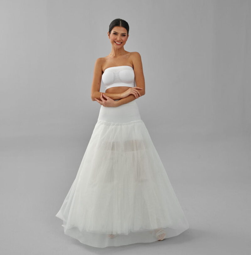 Wedding Dress Underskirt, White Petticoat