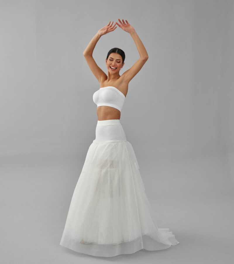 Wedding Dress Underskirt, White Petticoat