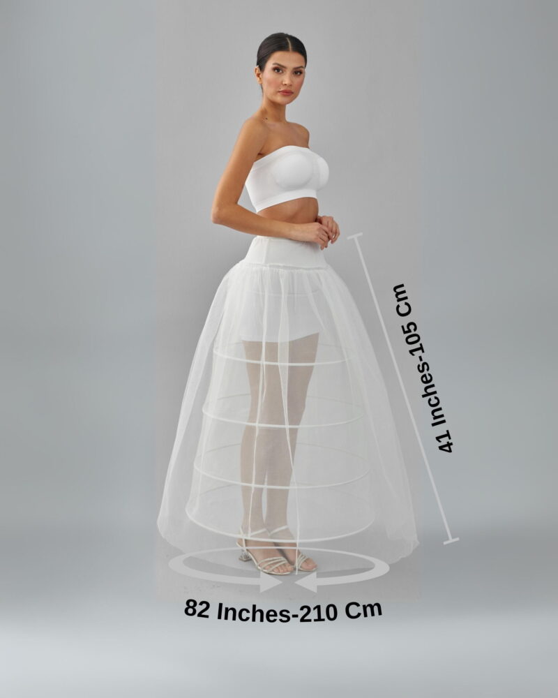 Wedding Dress Underskirt, White Petticoat