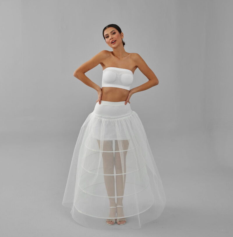 White Wedding Dress Underskirt - Petticoat for Enhanced Silhouette and Comfort