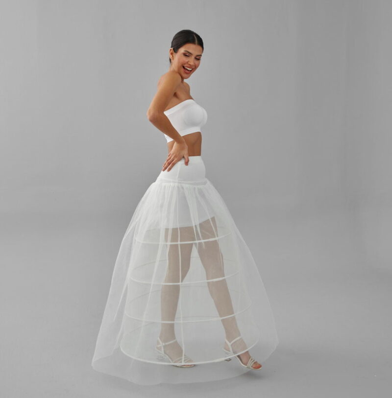 White Wedding Dress Underskirt - Petticoat for Enhanced Silhouette and Comfort