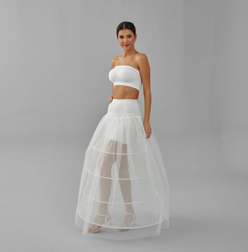 White Wedding Dress Underskirt - Petticoat for Enhanced Silhouette and Comfort