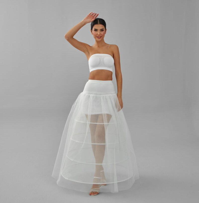 White Wedding Dress Underskirt - Petticoat for Enhanced Silhouette and Comfort