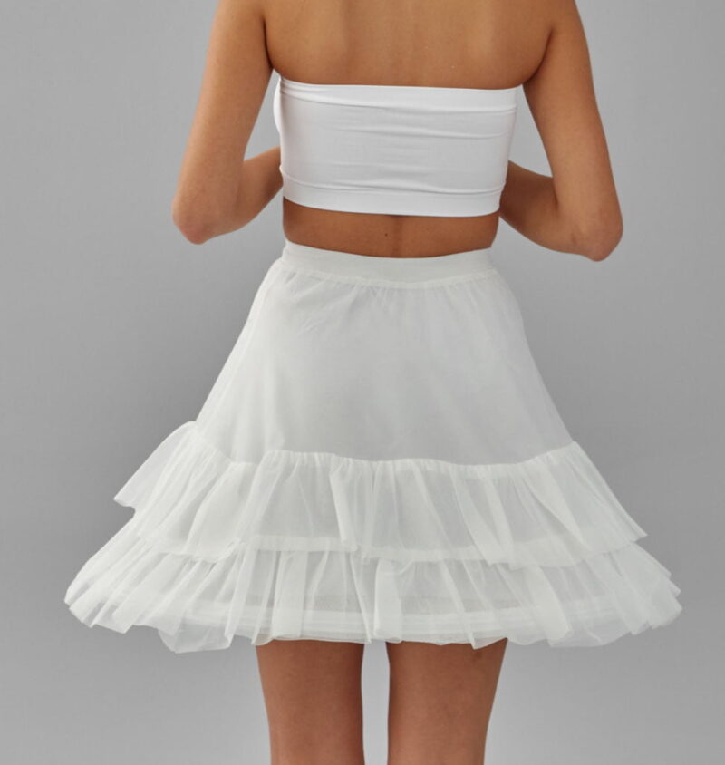 Wedding Dress Underskirt, White Petticoat