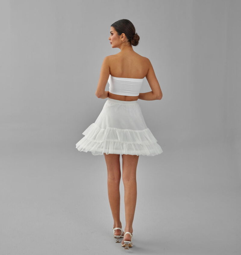 Wedding Dress Underskirt, White Petticoat