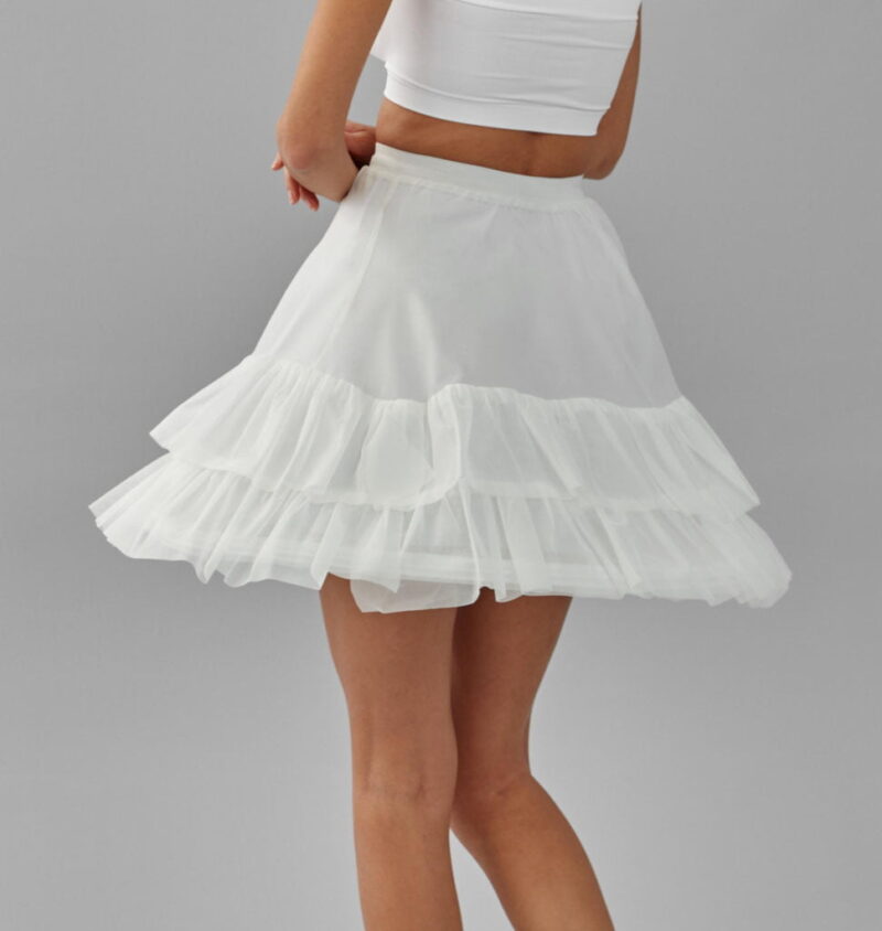 Wedding Dress Underskirt, White Petticoat