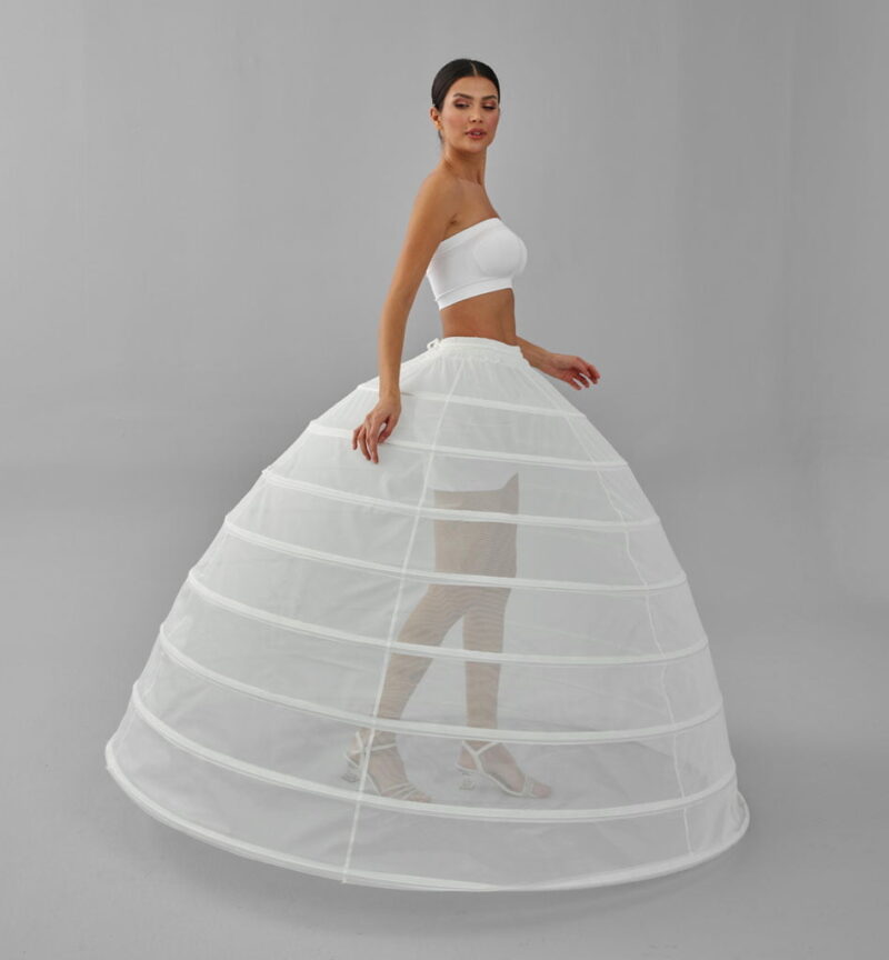 Wedding Dress Underskirt, White Petticoat