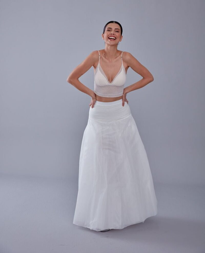 Wedding Dress Underskirt, White Petticoat