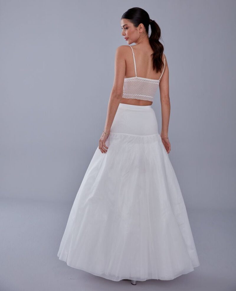 Wedding Dress Underskirt, White Petticoat