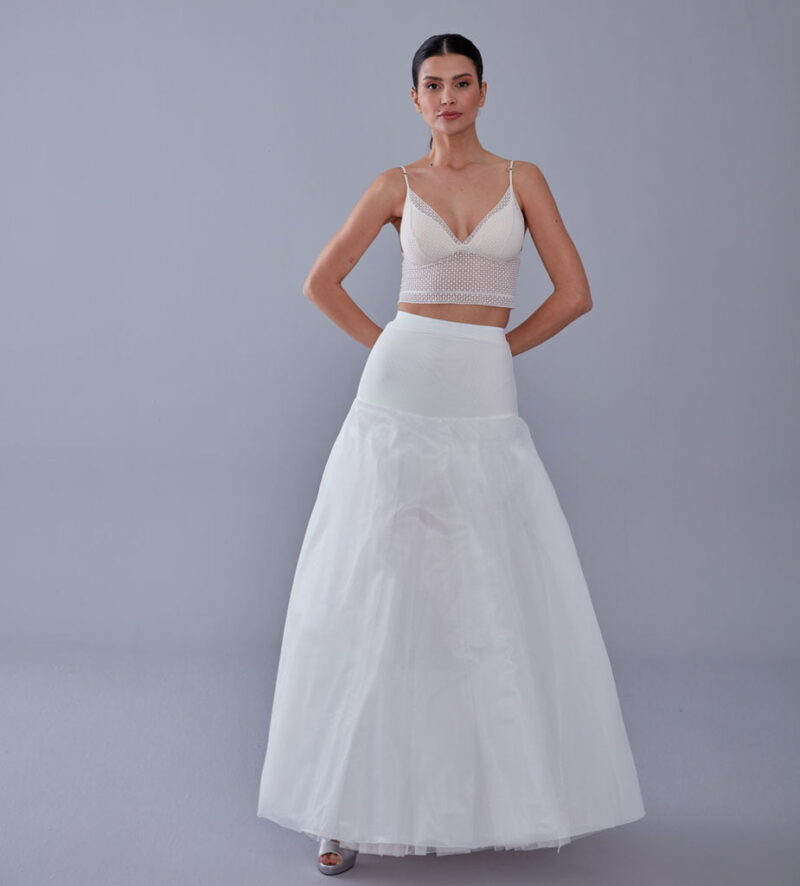 Wedding Dress Underskirt, White Petticoat