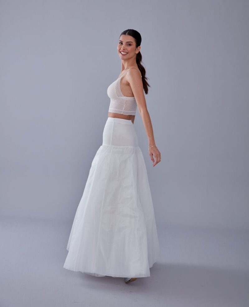 Wedding Dress Underskirt, White Petticoat