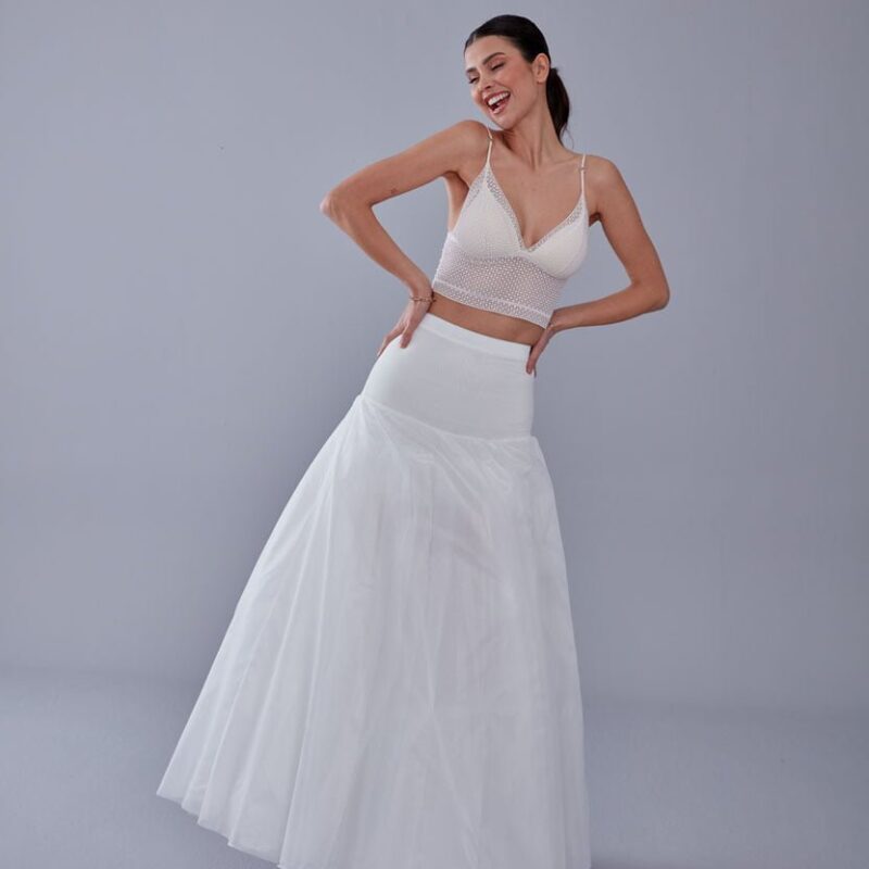 Wedding Dress Underskirt, White Petticoat