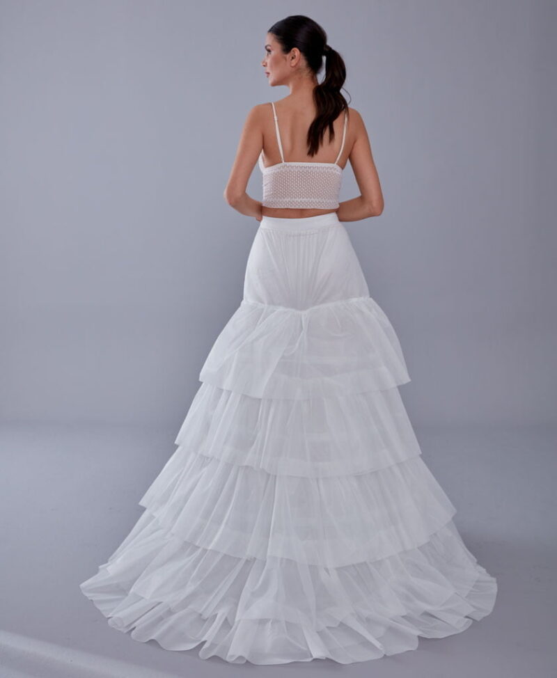 Wedding Dress Underskirt, White Petticoat