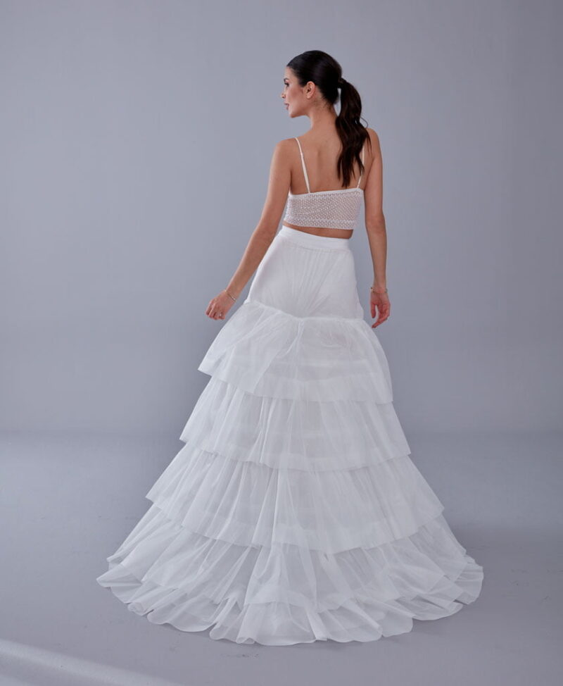 Wedding Dress Underskirt, White Petticoat