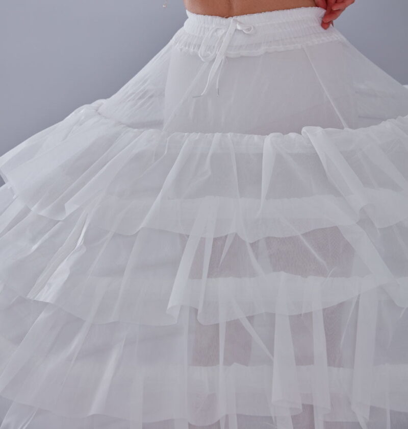 White Petticoat for Costumes and Bridal Wear