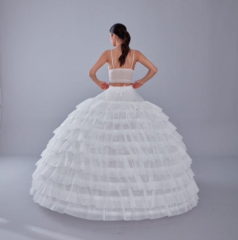 White Petticoat for Costumes and Bridal Wear