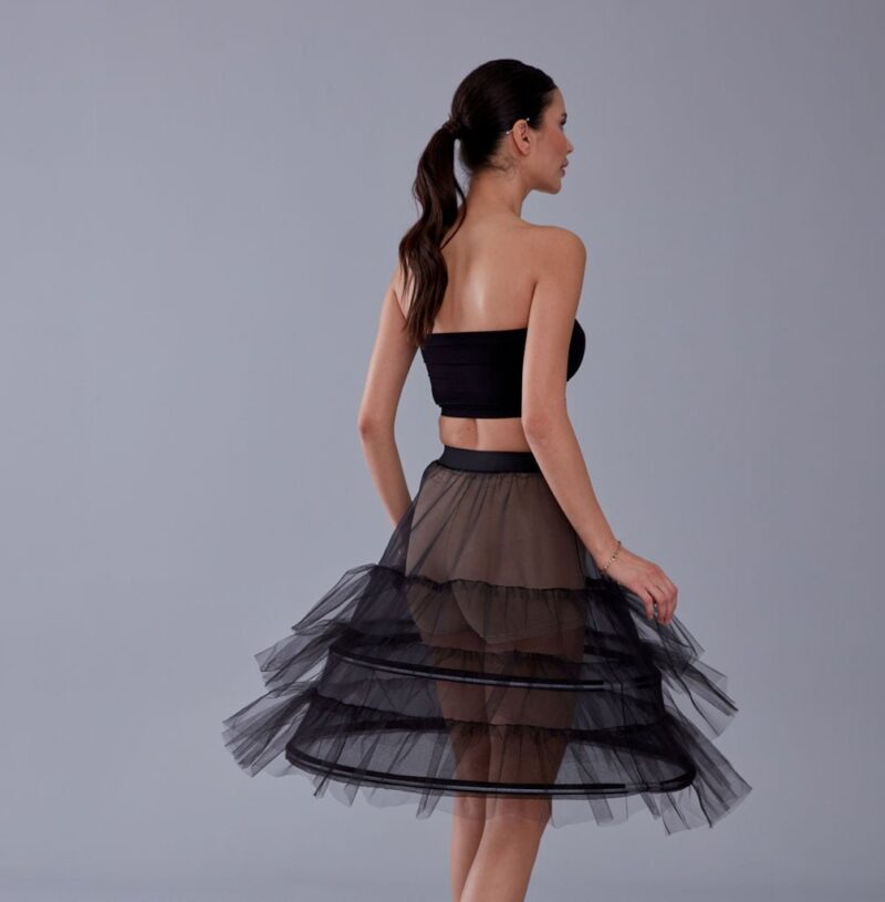 Black Petticoat, Lining Skirt Petticoat, Wedding Dress Underskirt