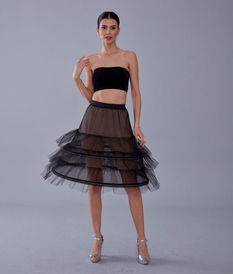 Black Petticoat, Lining Skirt Petticoat, Wedding Dress Underskirt