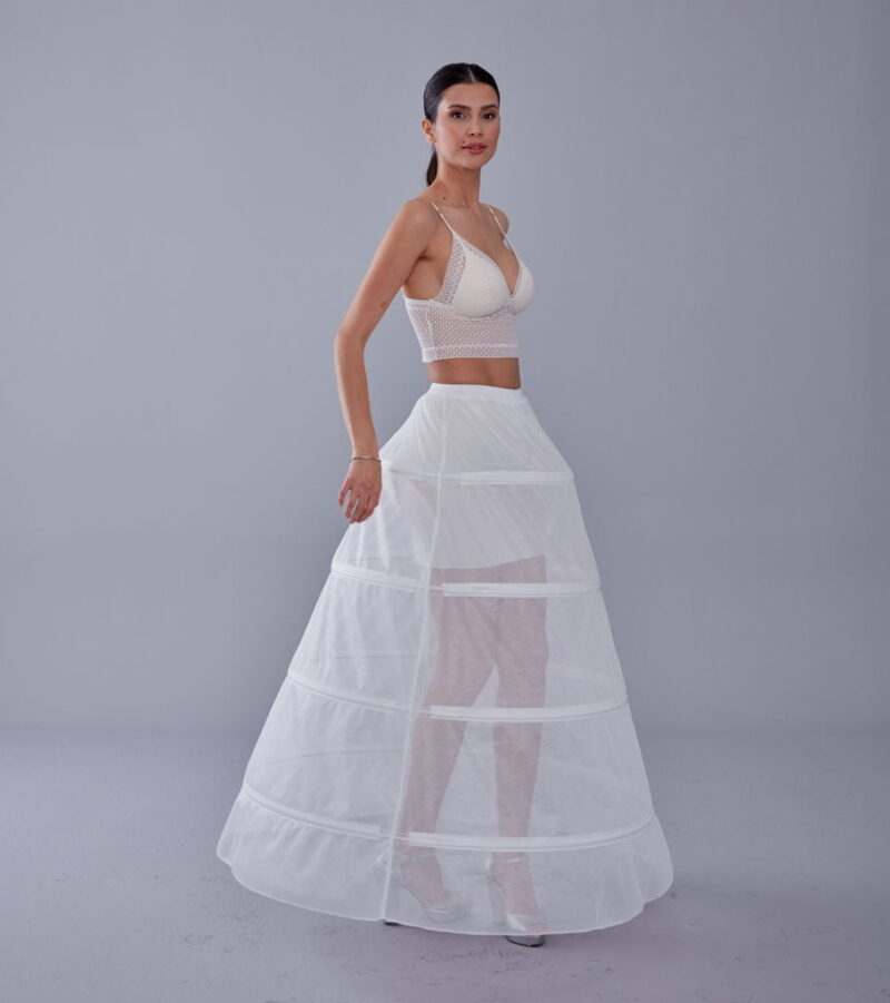 White Petticoat for Costumes and Bridal Gowns