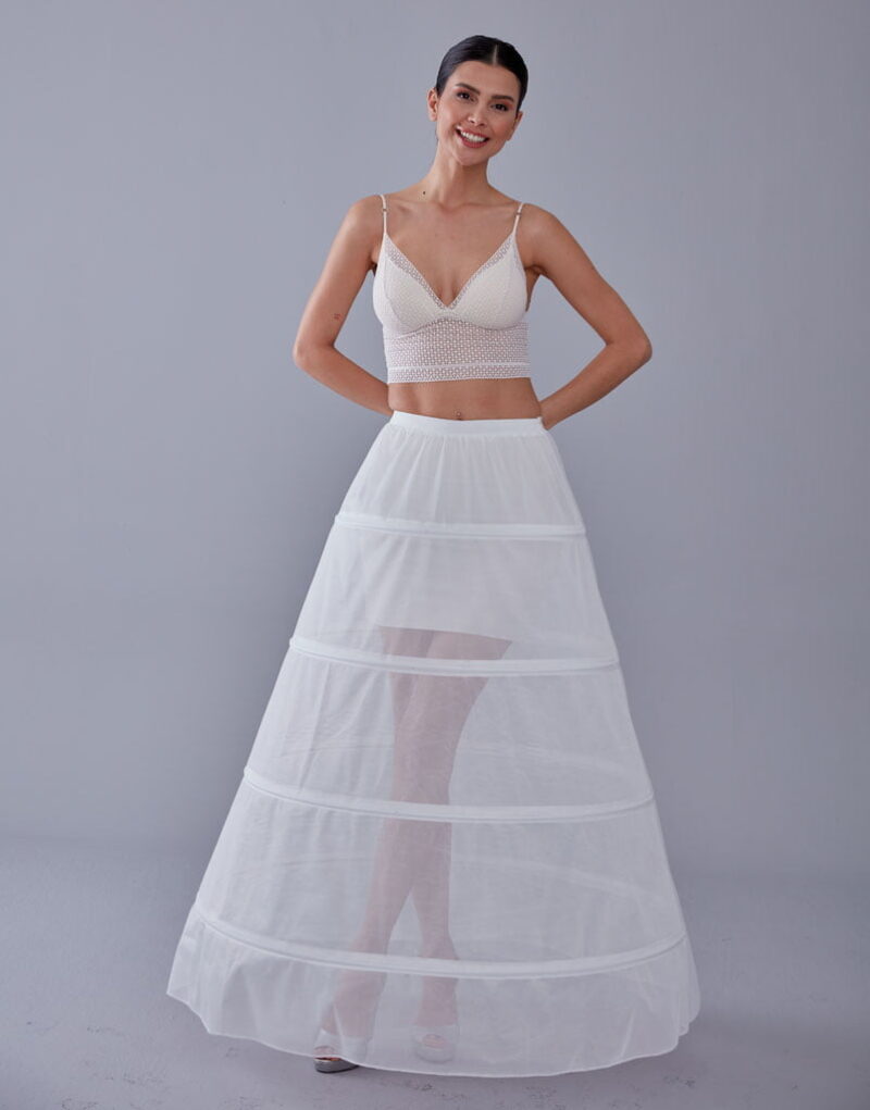 White Petticoat for Costumes and Bridal Gowns