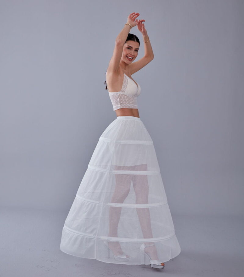 White Petticoat for Costumes and Bridal Gowns