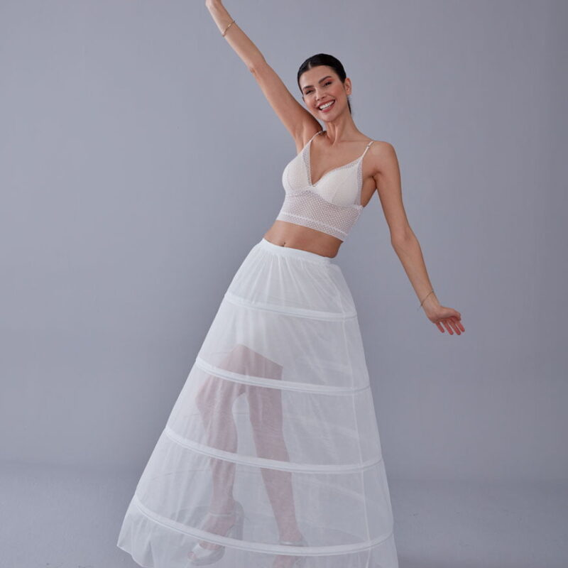 White Petticoat for Costumes and Bridal Gowns