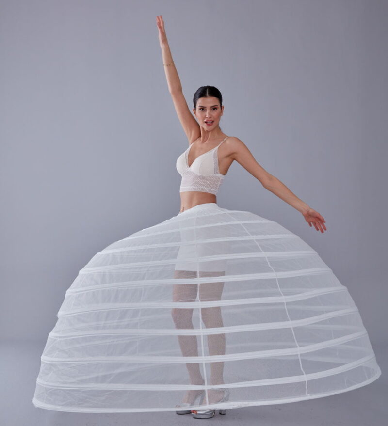 White Petticoat for Costumes and Bridal Gowns