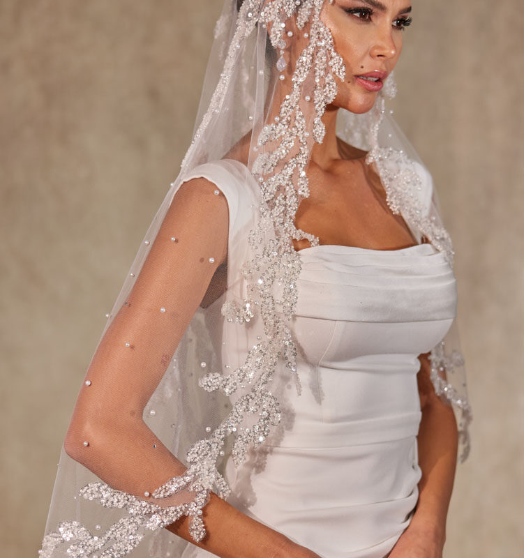 Embroideried Wedding Veil