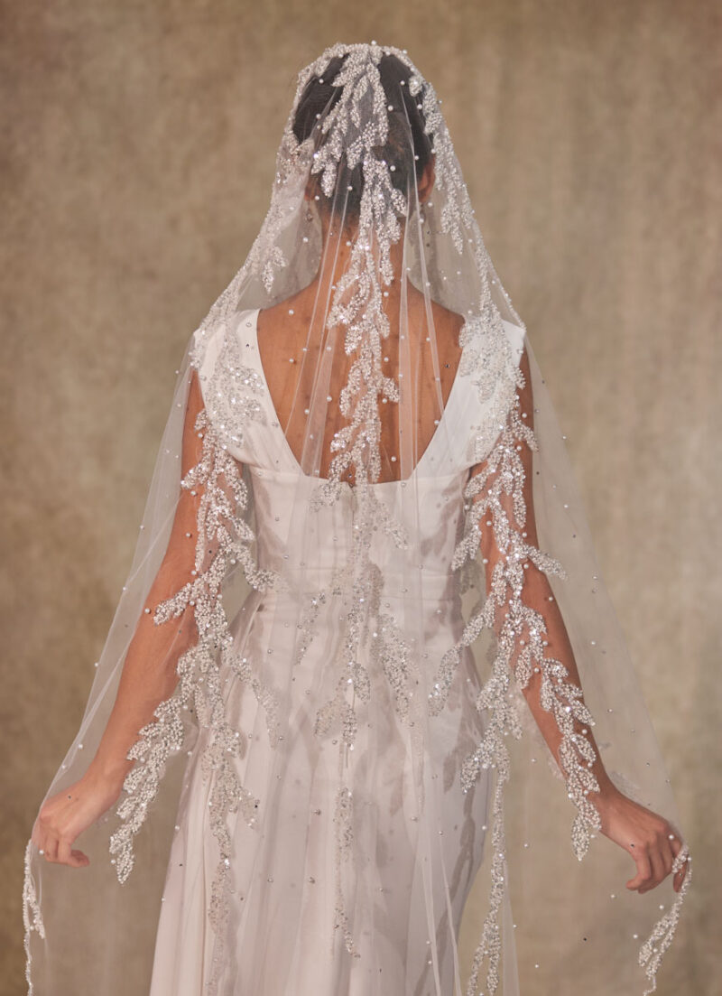 Embroideried Wedding Veil