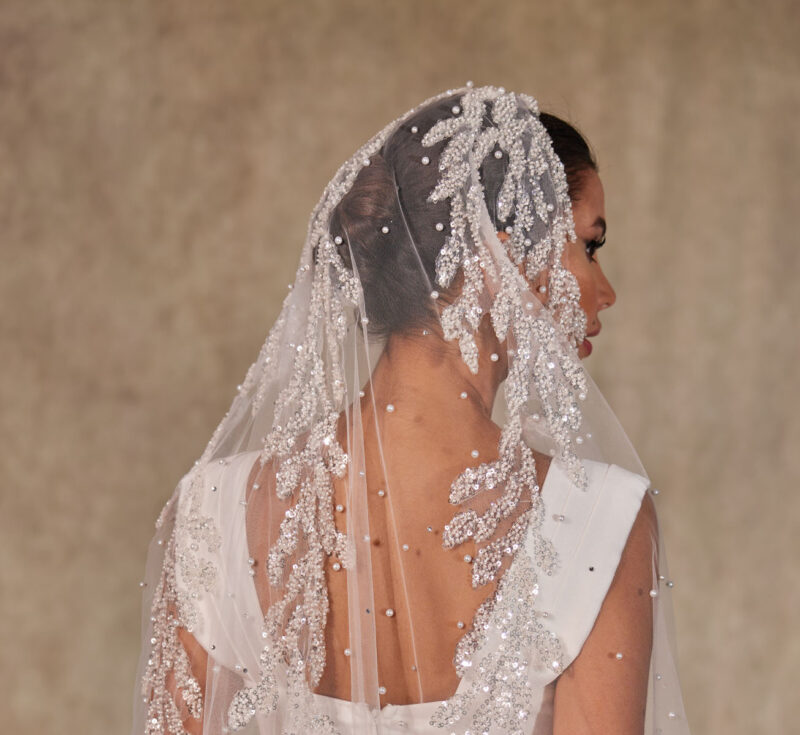 Embroideried Wedding Veil